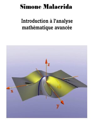 cover image of Introduction à l'analyse mathématique avancée
